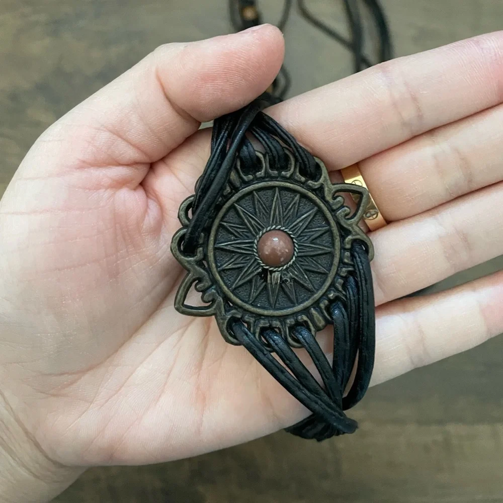 Vintage Boho Faux Leather Belt